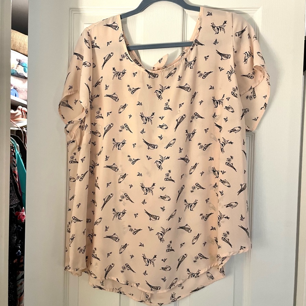 Torrid Bird Shirt Sz 2